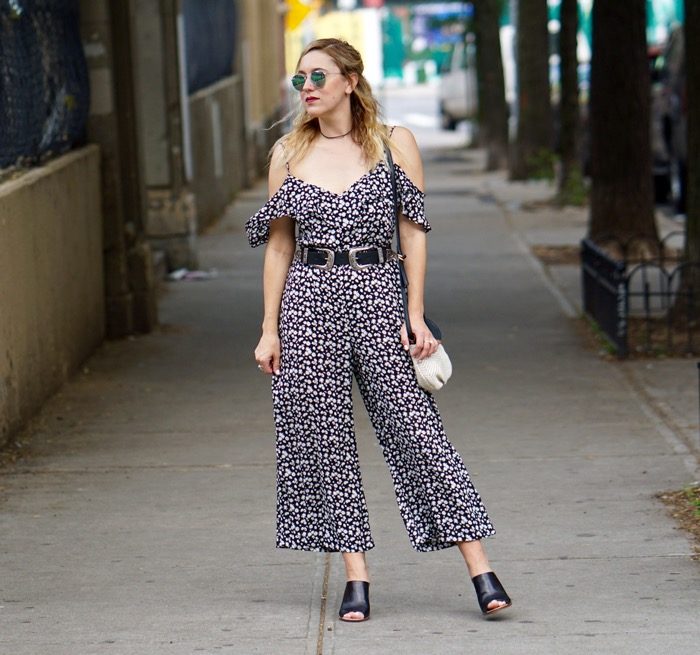 zara daisy jumpsuit