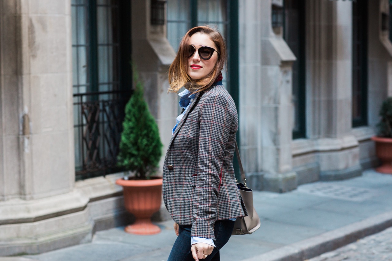 Tweed Blazers & Turtlenecks - My Style Pill