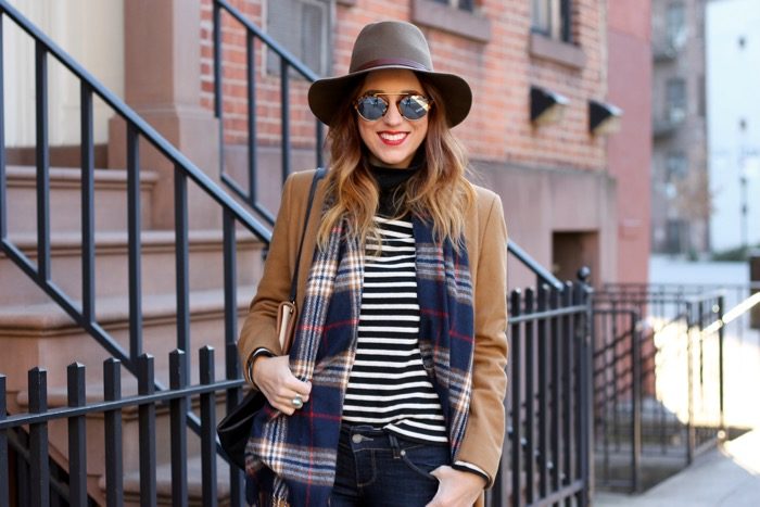 Christine-Cameron-My-Style-Pill-Striped-Turtleneck-Camel-Jacket-Flare-Paige-Jeans-6