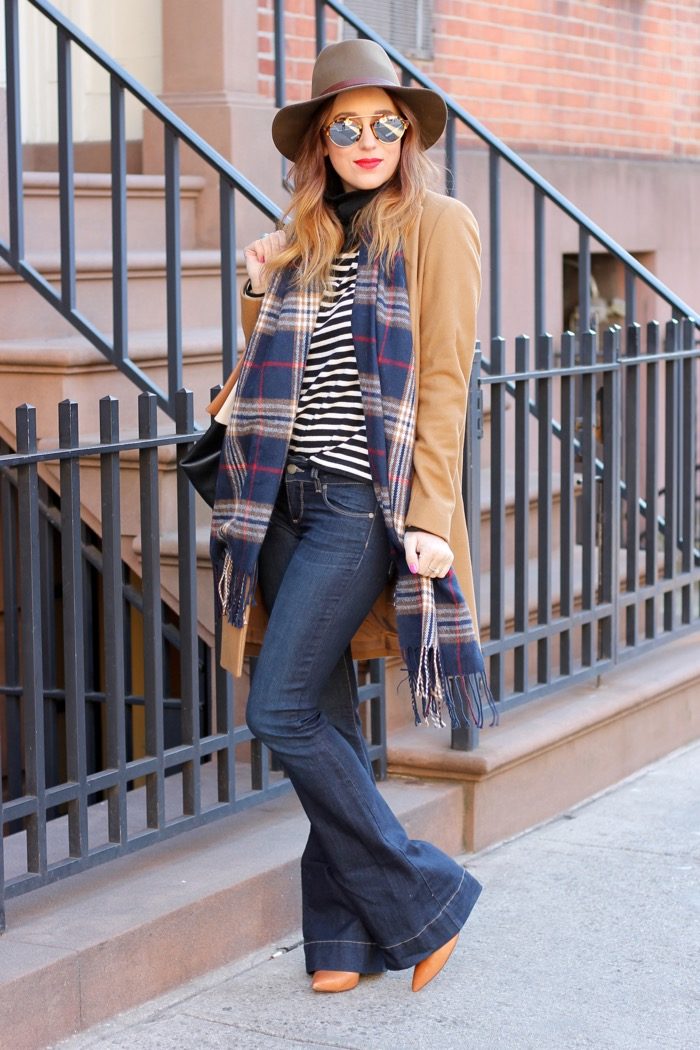 Christine-Cameron-My-Style-Pill-Striped-Turtleneck-Camel-Jacket-Flare-Paige-Jeans-7