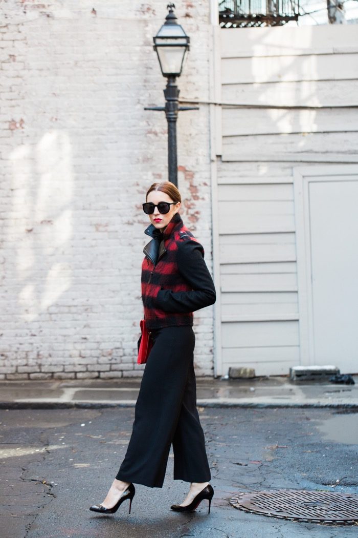 Christine-Cameron-Patchin-Place-West-Village-Cropped-Trousers-Plaid -Leather-Jacket-My-Style-Pill6