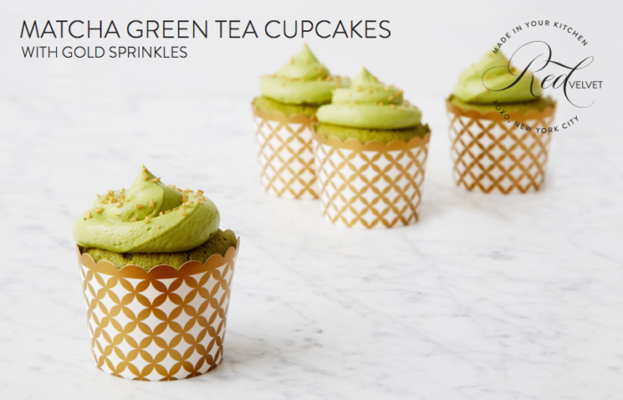 Red Velvet NYC Matcha Green Tea Cupcakes 1